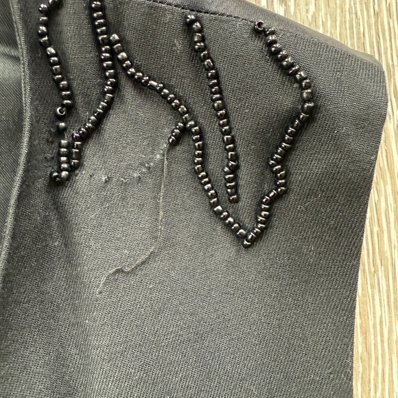 Retro 80s Matc Allen Fringe Sequin Vest - Picture 7 of 7